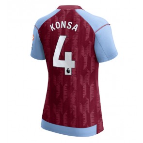 Aston Villa Ezri Konsa #4 Replika Hjemmebanetrøje Dame 2023-24 Kortærmet